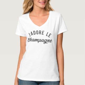 CAMISETA J'ADORE LE CHAMPANHE