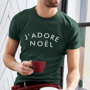 Camiseta J'adore Noel   Modern Love Christmas Trendy Xmas