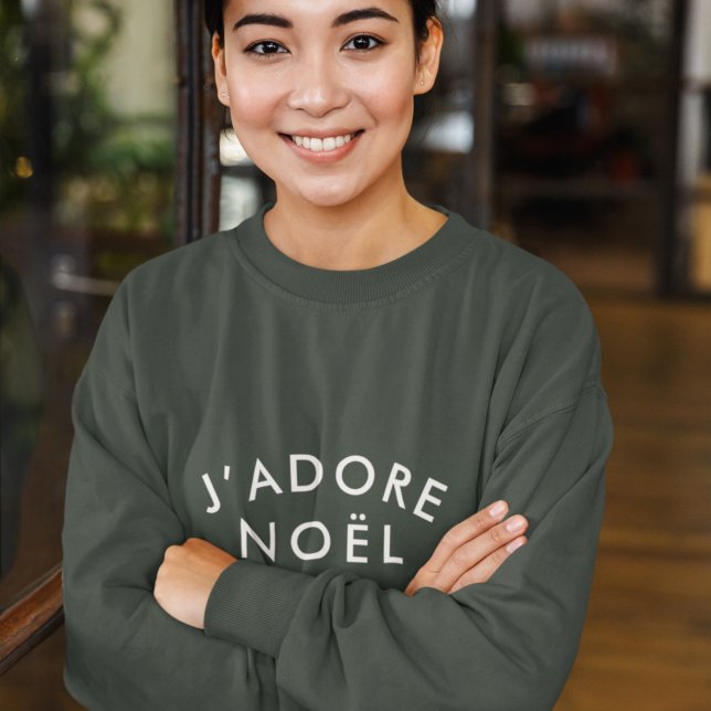 Camiseta J'adore Noel | Modern Love Christmas Trendy Xmas (Criador carregado)