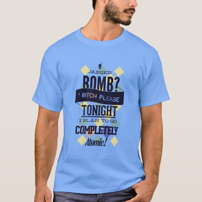 Camiseta Jaeger bomba completamente atômica (Frente)