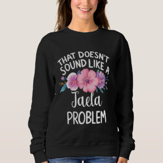 Camiseta JAELA Personalizou Flower Girls JAELA Nome