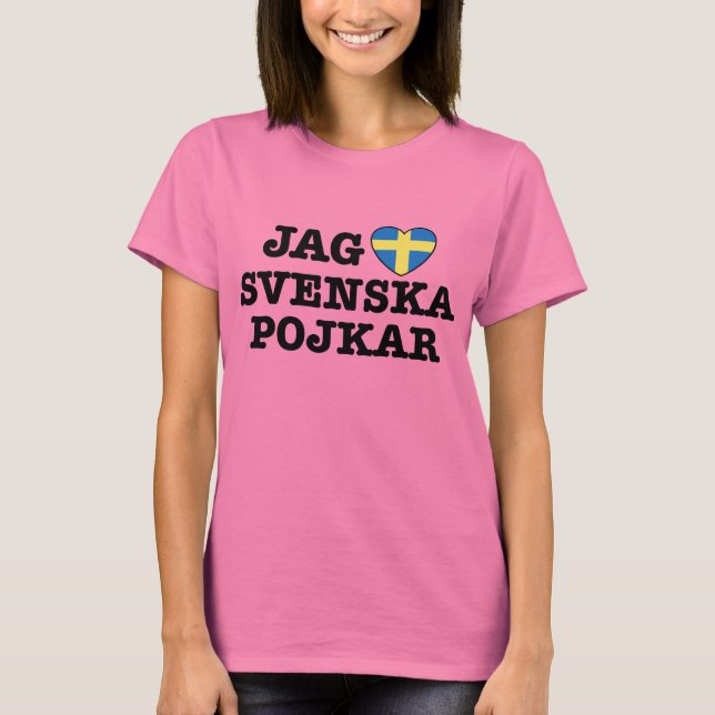 Camiseta Jag Svenska Pojkar (Frente)