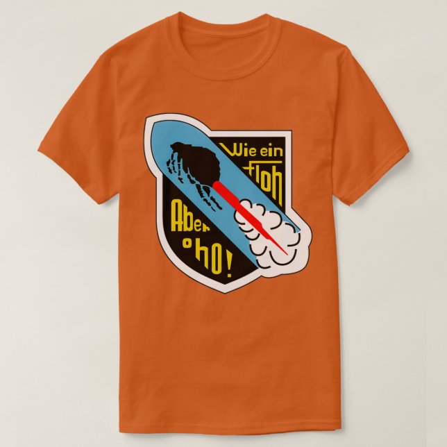 Camiseta Jagdgeschwader 400 Messerschmitt Me 163 Komet Clea (Frente do Design)