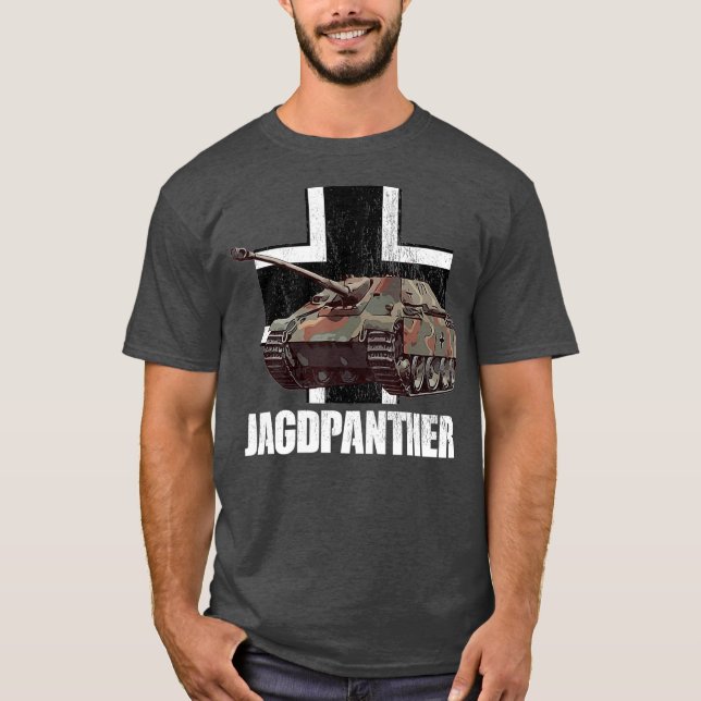 Camiseta Jagdpanther Hunting Panther German Tank (Frente)