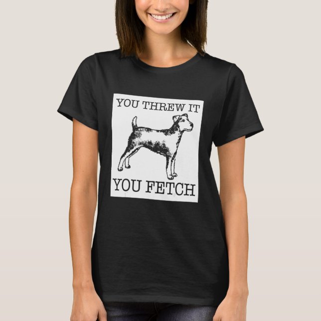 Camiseta Jagdterrier funny dog lover gift (Frente)