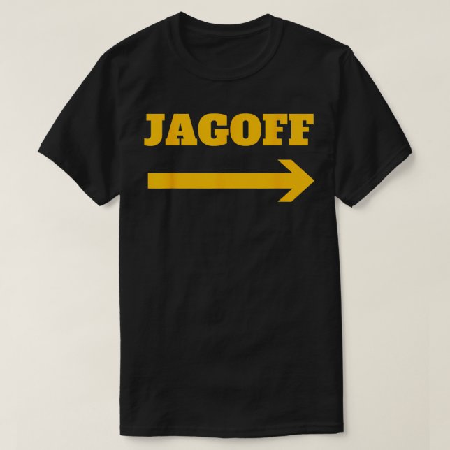 Camiseta Jagoff Funny Black e Dourado Pittsburgh Slang (Frente do Design)
