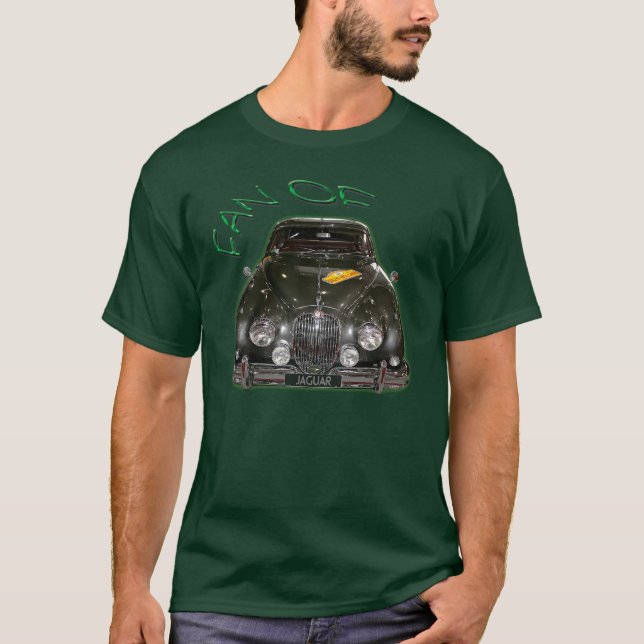Camiseta Jaguar do vintage (texto da mudança) (Frente)