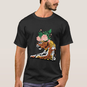 Camiseta Jaguar Flower Floral Wild Cat Animal Legal Lov