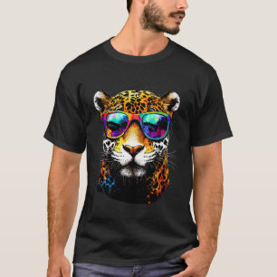 Camiseta Jaguar Grande Felino Pantera Amante de Gatos Diver