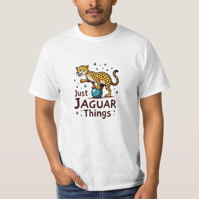Camiseta Jaguar Lovers Ideia de presentes (Frente)