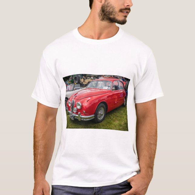 Camiseta Jaguar Mark 2 carro de salão desportivo de luxo (Frente)