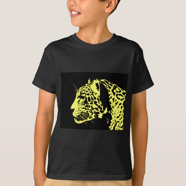 Camiseta Jaguar Pop Art (Frente)