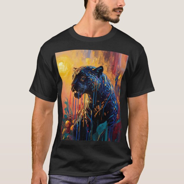 Camiseta Jaguar Preto (Frente)