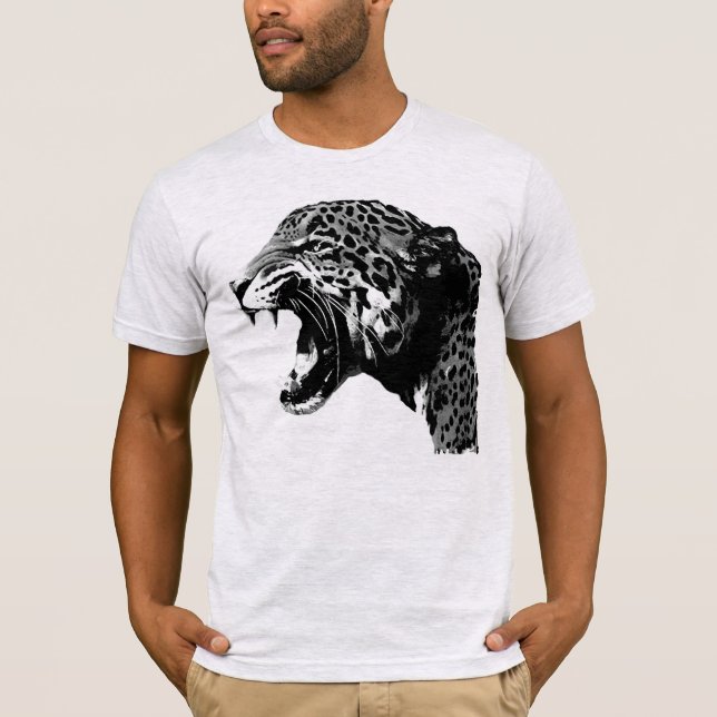 Camiseta Jaguar Trabalho de arte (Frente)