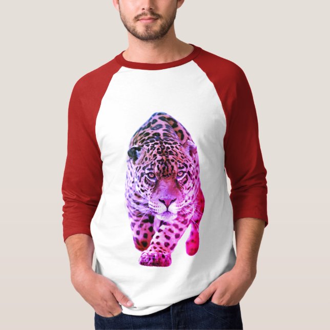 Camiseta Jaguar Trabalho de arte (Frente)
