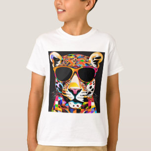 Camiseta Jaguar Vestindo óculos escuros