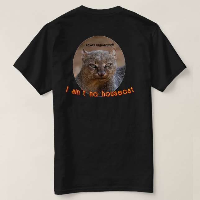 Camiseta Jaguarundi (Verso do Design)