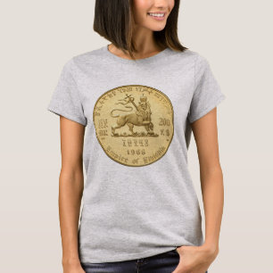 Camiseta Jah Army Lion of Judah Rastafari Girls Woman Shirt