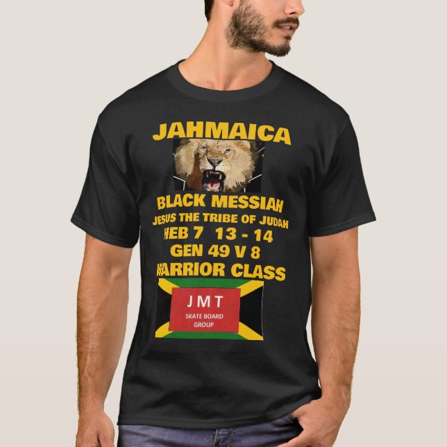 Camiseta JAHMAICA OFFCIAL Basic Dark T Shirt (Frente)