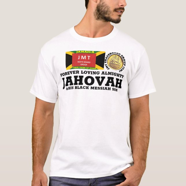 Camiseta JAHOVAH MAIS AMOR DO QUE SEXO Básico masculino (Frente)