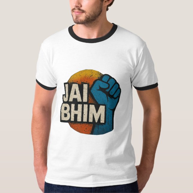 Camiseta Jai Bhim | Eduque Agite Organize  (Frente)