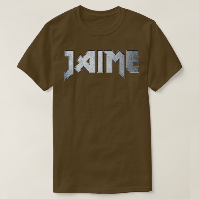 Camiseta Jaime de metal pesado (Frente do Design)
