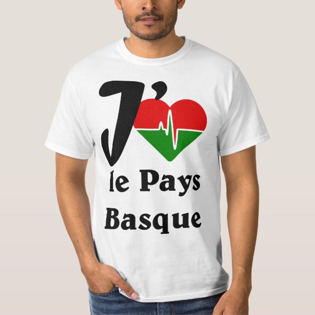 Camiseta J'aime le Pays-Basque (Frente)
