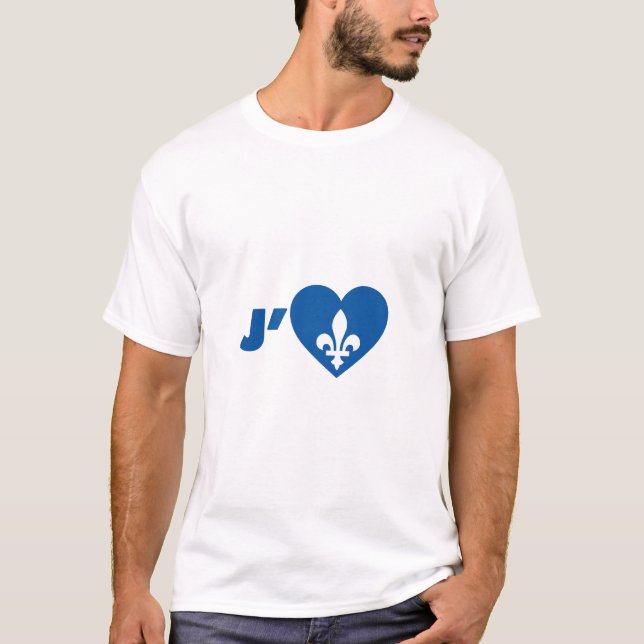 Camiseta J'aime le Québec (Frente)