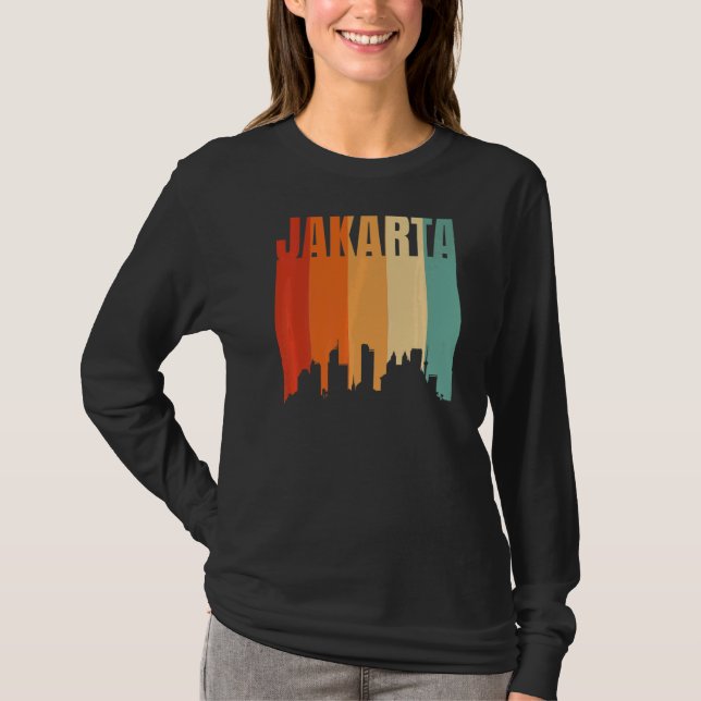 Camiseta Jakarta Skyline (Frente)
