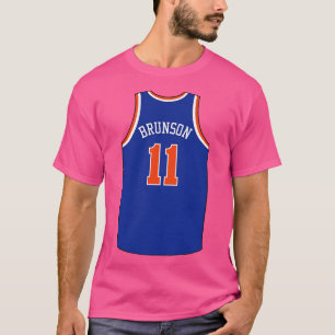 Camiseta Jalen Brunson New York Jersey Blue Qiangy