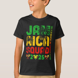Camiseta Jamaica 2025 Férias Viagem Correspondendo à Famíli