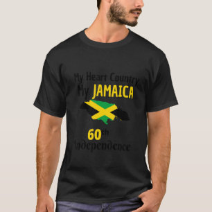 Camiseta Jamaica 60th Independence Day My Jamaica My Heart