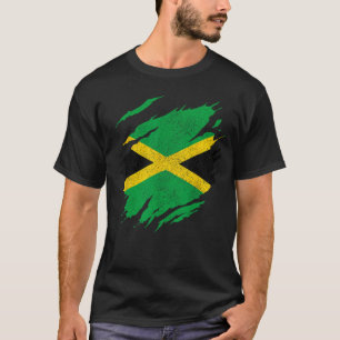 Camiseta Jamaica Bandeira Jamaicana Música Reggae Vintage d