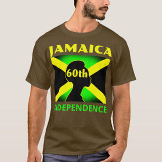 Camiseta Jamaica Celebrando a bandeira jamaicana depende