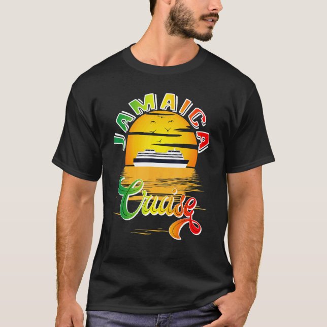 Camiseta Jamaica Cruise Jamaican Sailing Caribe (Frente)