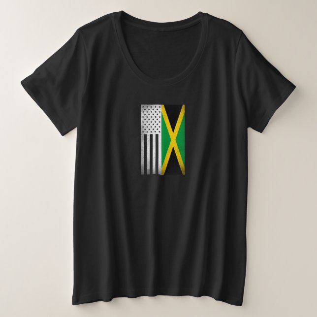 Camiseta Jamaica Design para orgulhosos jamaicanos (Frente do Design)