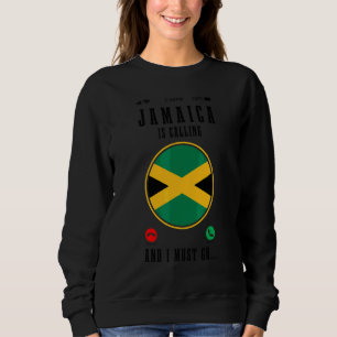 Camiseta Jamaica Está Chamando E Eu Devo Ir   Bandeira Jama