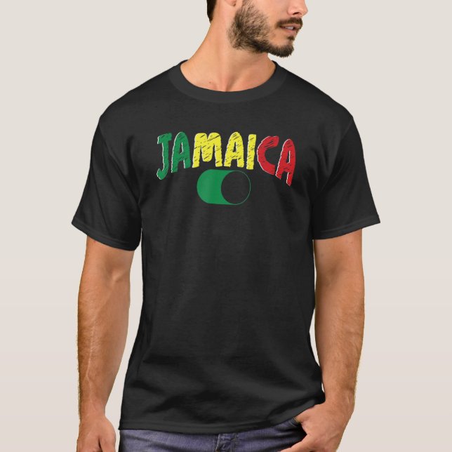 Camiseta Jamaica Está Chamando Eu Devo Ir   Jamaicano (Frente)