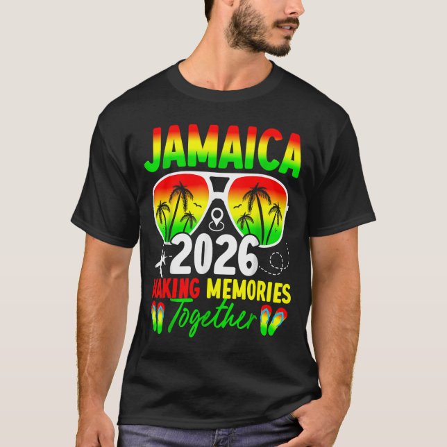 Camiseta Jamaica Family Reunion 2026 Making Memories Vacati (Frente)