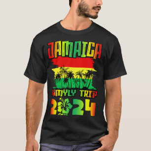 Camiseta Jamaica Family Trip 2024 Jamaican Caribe Beach