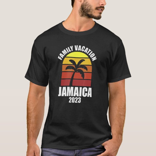 Camiseta Jamaica Family Vacation 2023 Summer Matching Holid (Frente)