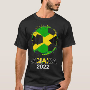 Camiseta Jamaica Flag 2022 Supporter Jamaican Soccer Team J