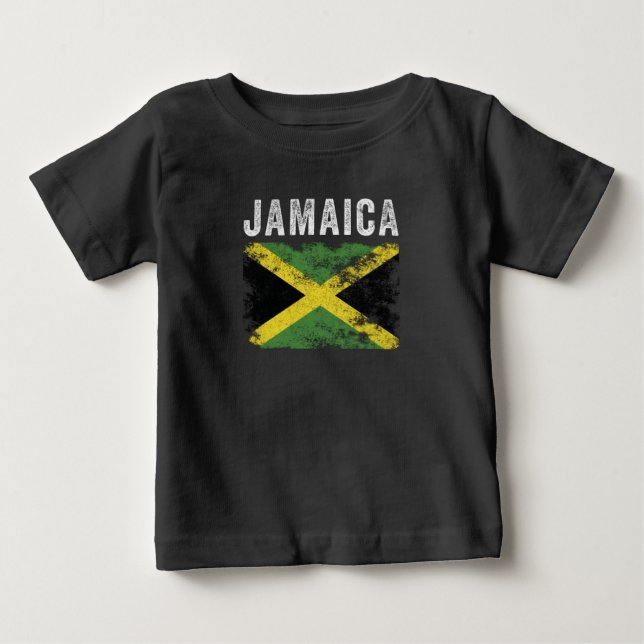 Camiseta Jamaica Flag Dissipado - Bandeira jamaicana (Frente)