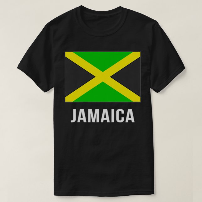 Camiseta Jamaica Flag Jamaican (Frente do Design)