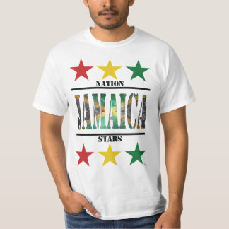 Camiseta Jamaica Flag Nation Stars RYG Edition