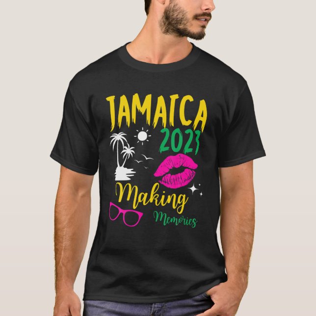 Camiseta Jamaica Girls Trip 2023 Memórias de Fazeres Férias (Frente)