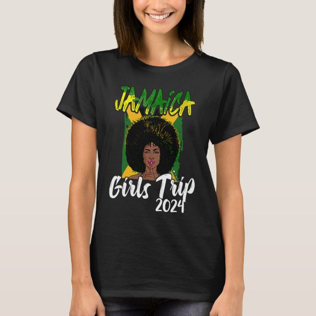 Camiseta Jamaica Girls Trip 2024 Women's Bachelorette Party (Frente)