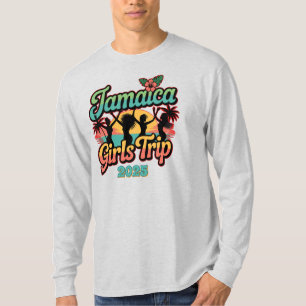 Camiseta Jamaica Girls Trip Squad 2025 Tropical Vibes