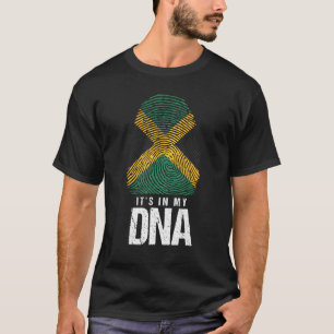 Camiseta Jamaica Jamaican DNA Flag Love Fan