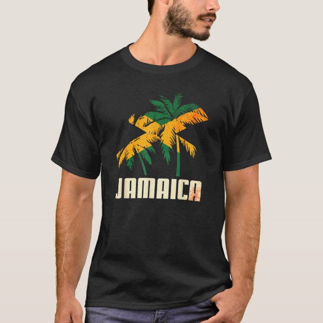 Camiseta Jamaica Jamaican Flag Love Fan 4 (Frente)